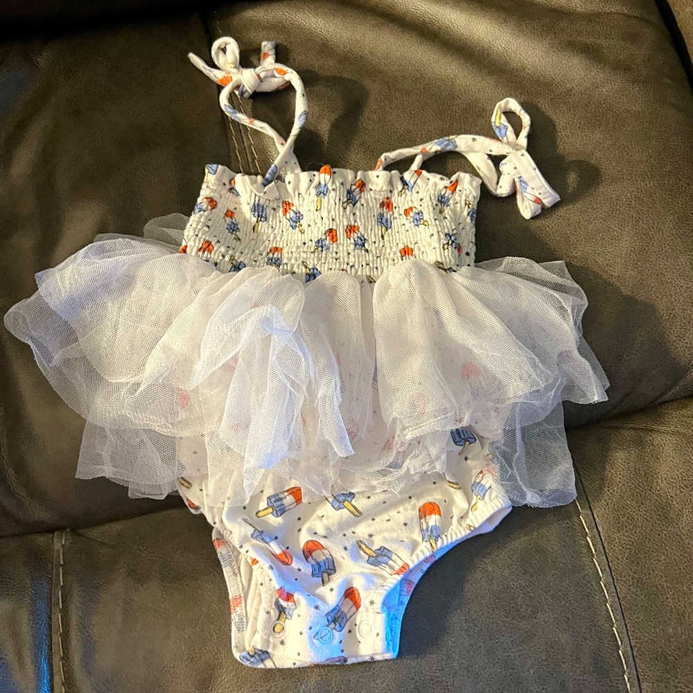 Angel Dear Bamboo Bubble romper